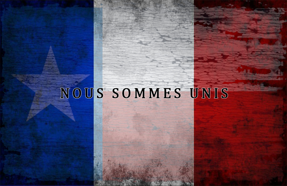 Texas-French-Flags-United-We-Stand